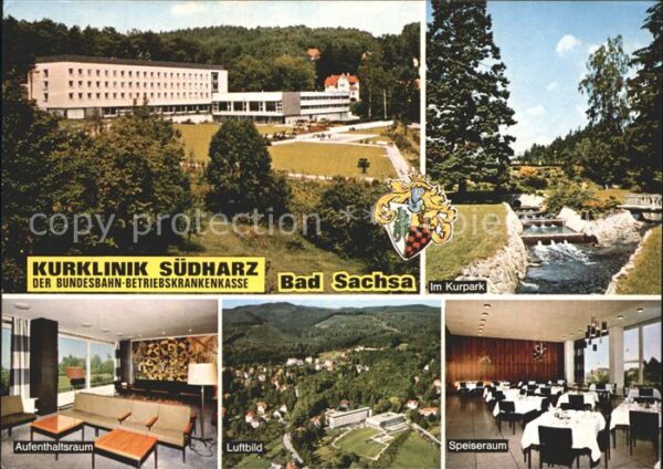Bad Sachsa Harz Kurklinik Aufenthaltsraum Fliegeraufnah