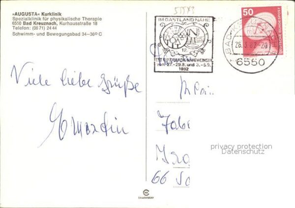 Bad Kreuznach Augusta Kurklinik Schwimm- Bewegungsbad – Bild 2