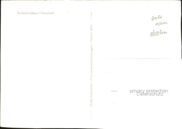 Fohrenbuehl Gedächtnishaus – Bild 2