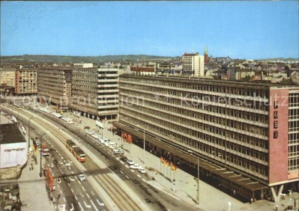 Karl-Marx-Stadt Strasse Nationen Post