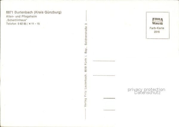 Burtenbach Alten- Pflegeheim Schertlinhaus – Bild 2