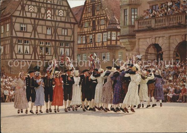 Rothenburg Tauber Historischer Schäfertanz