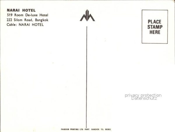 Bangkok Narai Hotel – Bild 2