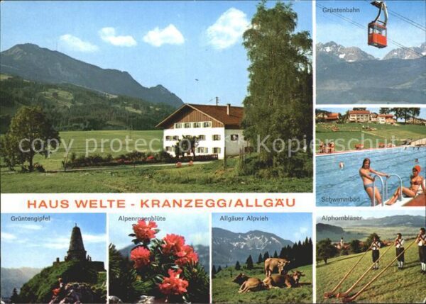 Kranzegg Haus Welte Grüntenbahn Schwimmbad Alpho