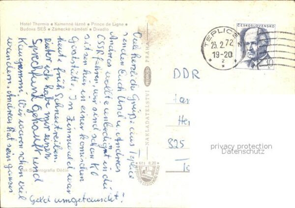 Teplice Hotel Thermia Kamenne lazne Prince de L – Bild 2