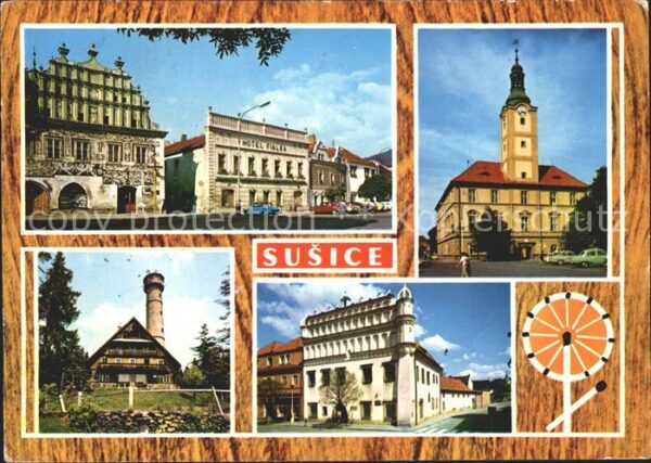 Susice Teilansichten Hotel Turm