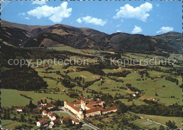Seckau Benediktinerstift 12. Jhdt. Fliegeraufn