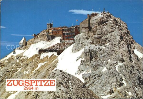 Zugspitze Münchnerhaus Wetterwarte Seilbahnstatio