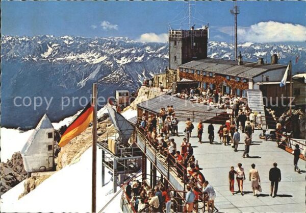 Zugspitze Münchner Haus Aussichtsterrasse Bayrisc