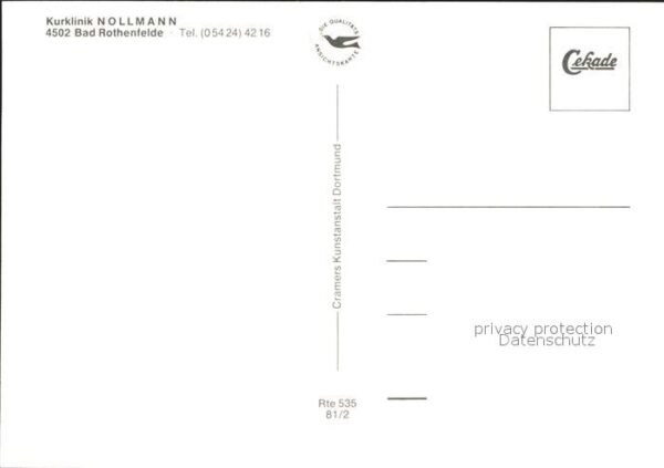 Bad Rothenfelde Kurklinik Nollmann – Bild 2