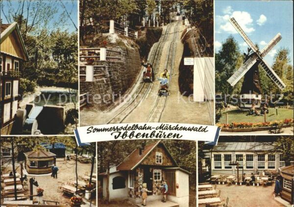 Ibbenbueren Sommerrodelbahn Märchenwald Windmühle