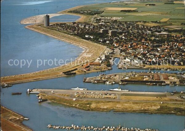 Buesum Nordseebad Fliegeraufnahme