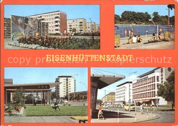 Eisenhuettenstadt 6. Wohnkomplex am Fröbelring Schwimmbad