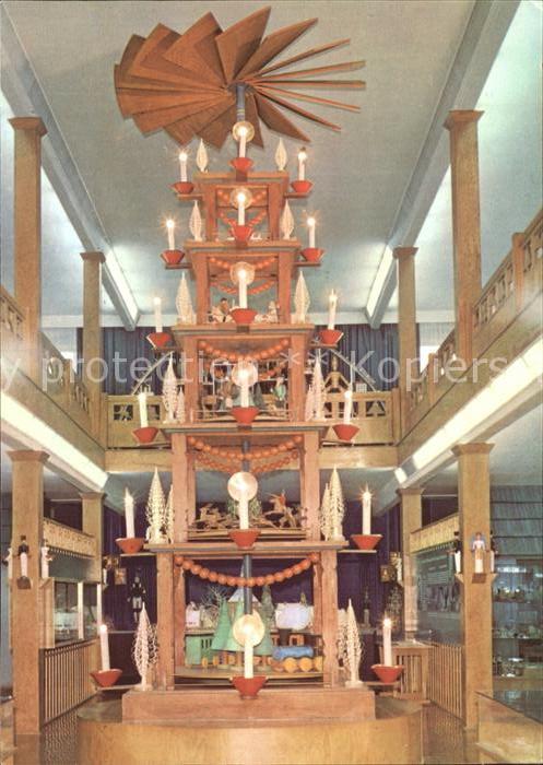 Seiffen Erzgebirge Erzgebirgisches Spielzeugmuseum Pyramid
