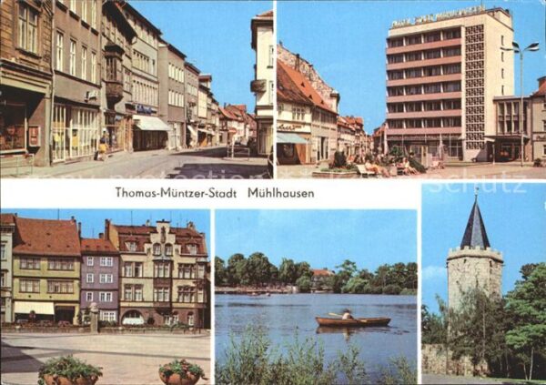 Muehlhausen Thueringen Hotel Stadt Mühlhausen Karl Marx Platz