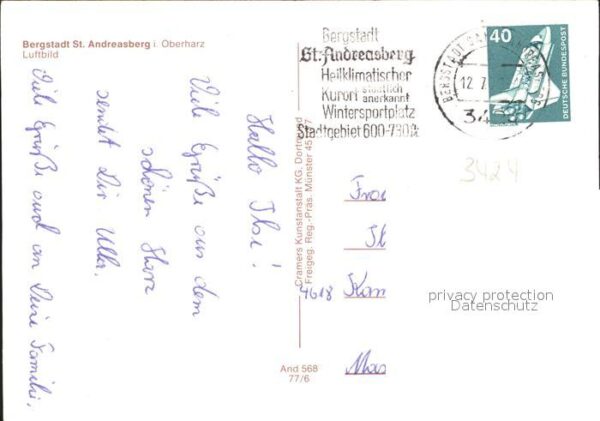 St Andreasberg Harz Bergstadt Fliegeraufnahme – Bild 2