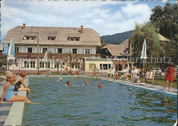 Sirnitz Kaernten Gasthof Pension Fischerhof Swimming Poo