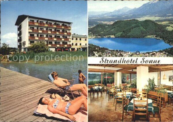 St Kanzian Klopeiner See Strandhotel Sonne Restaurant Alpen Flie