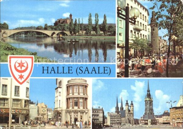 Halle Saale Burg Giebichenstein Brücke Klement Gott
