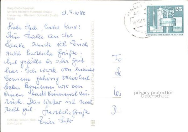 Halle Saale Burg Giebichenstein Brücke Klement Gott – Bild 2