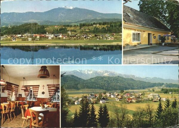 Foederlach Gasthaus Ortsansicht See Alpenpanorama