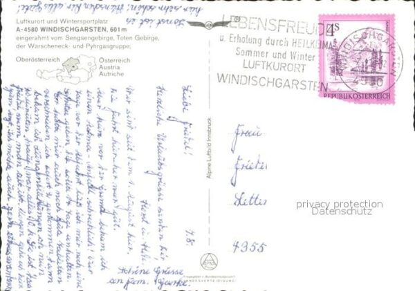 Windischgarsten Luftkurort Wintersportplatz Fliegeraufn – Bild 2