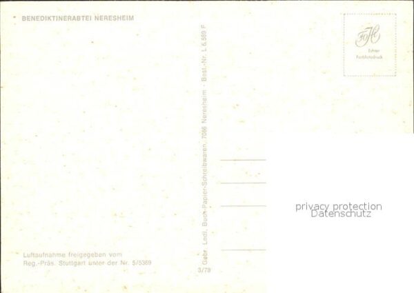 Neresheim Benediktinerabtei Fliegeraufnahme – Bild 2