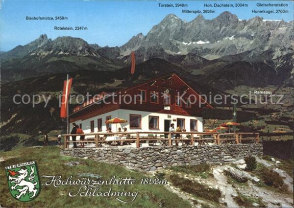 Hochwurzenhuette Schladminger Tauern Fernblick zum Dachs