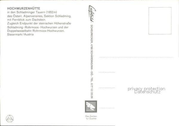 Hochwurzenhuette Schladminger Tauern Fernblick zum Dachs – Bild 2