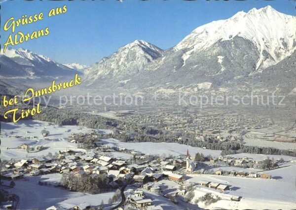 Aldrans Panorama Erholungsort am östlichen Mitt
