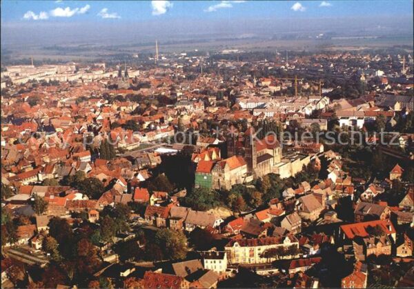 Quedlinburg 1000jährige Fachwerkstadt Fliegeraufnah