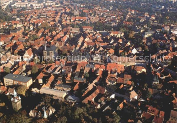 Quedlinburg 1000jährige Fachwerkstadt Fliegeraufnah