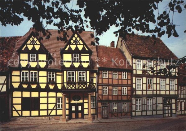 Quedlinburg Klopstockhaus Fachwerkhaus