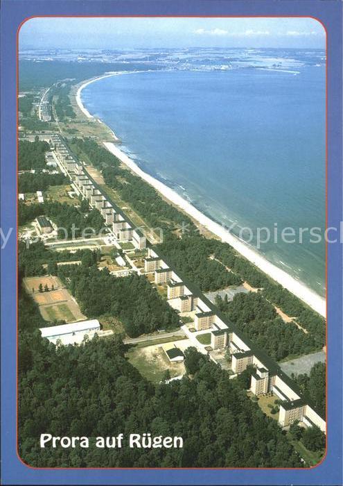 Insel Ruegen Koloss von Prora Fliegeraufnahme