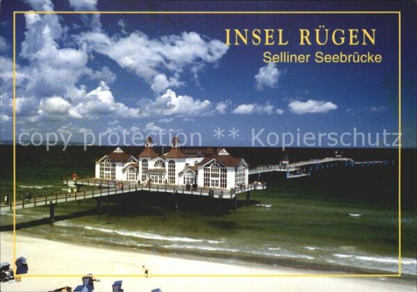 Sellin Ruegen Seebrücke Strand