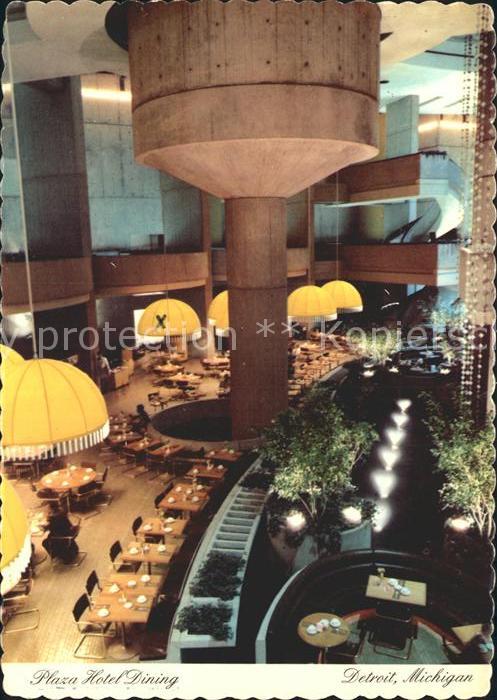 Detroit Michigan Plaza Hotel Dining