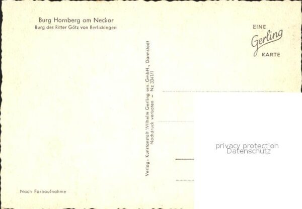 Neckarzimmern Burg Hornberg am Neckar Ritter Götz von – Bild 2