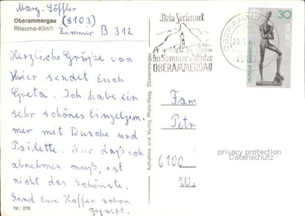 Oberammergau Rheuma Klinik – Bild 2