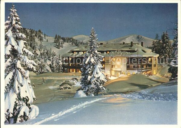 Turracher Hoehe Hotel Hochschober Nachtaufnahme