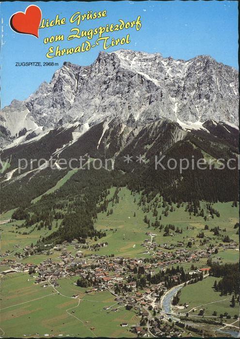 Ehrwald Tirol Zugspitze Wettersteingebirge Fliegerauf