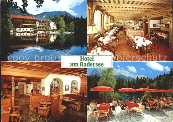 Grainau Hotel am Badersee Restaurant Terrasse Z