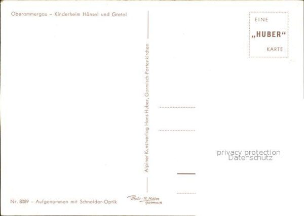 Oberammergau Kinderheim Hänsel und Gretel Fassadenma – Bild 2