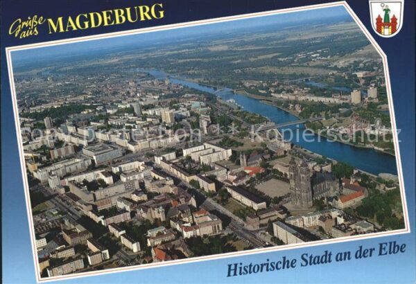 Magdeburg Historische Stadt an der Elbe Fliegerau
