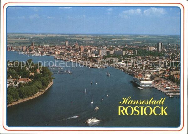 Rostock Hansestadt an der Warnow Hafen Fliegera