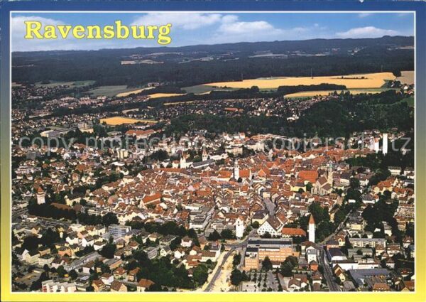 Ravensburg Wuerttemberg Fliegeraufnahme