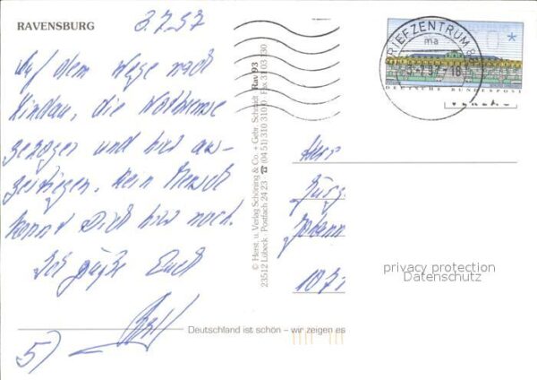 Ravensburg Wuerttemberg Fliegeraufnahme – Bild 2
