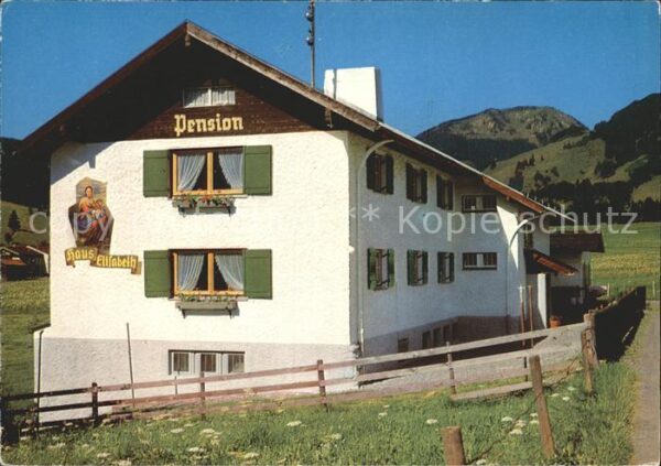 Berg Fischen Allgaeu Pension Erholungsheim Haus Elisabeth Wa
