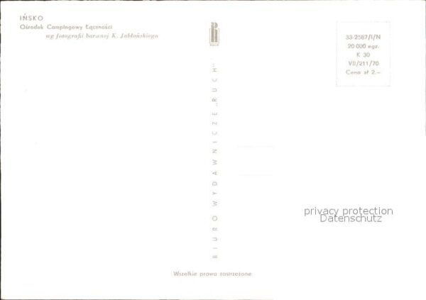 Insko Osrodek Campingowy Lacznosci – Bild 2