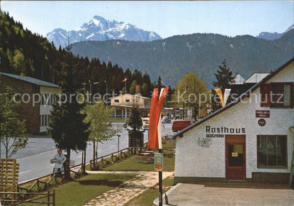 Wurzenpass Rasthaus Bergmann Grenzübergang Österre
