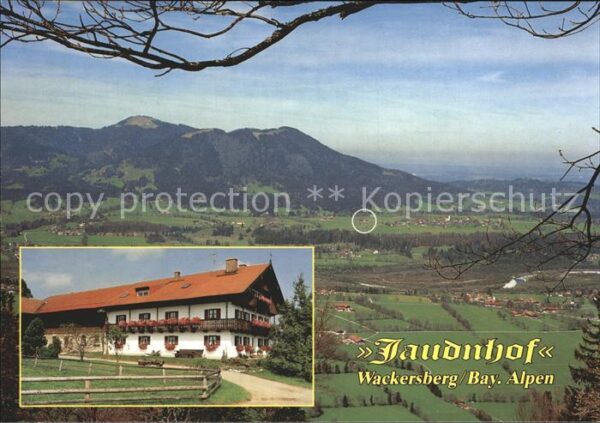 Wackersberg Bad Toelz Jaudnhof Ferien auf dem Bauernhof Panor
